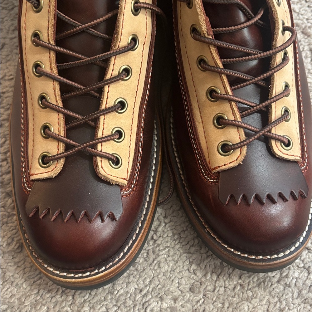 Taft cherry/cream boots - Picture 5 of 7
